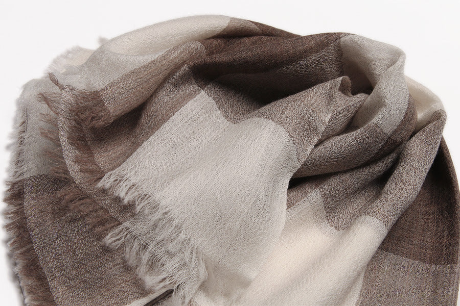 Cashmere, large size, long scarf.