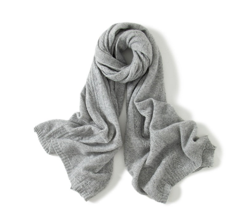 Solid color cashmere scarf, shawl, soft cashmere, scarf, female