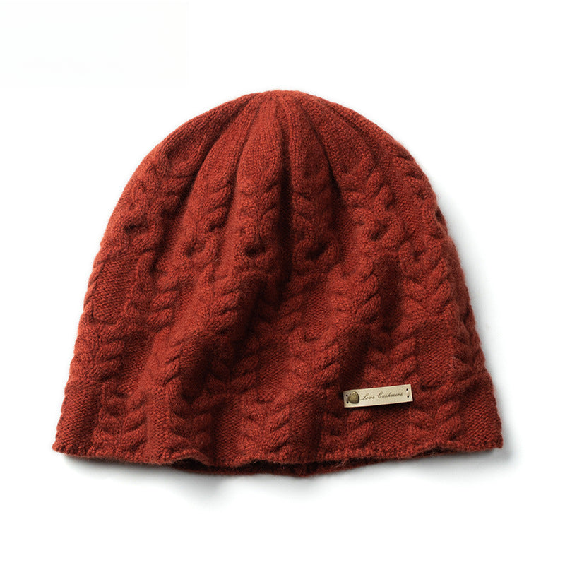 Knitted, cashmere, jacquard, hat