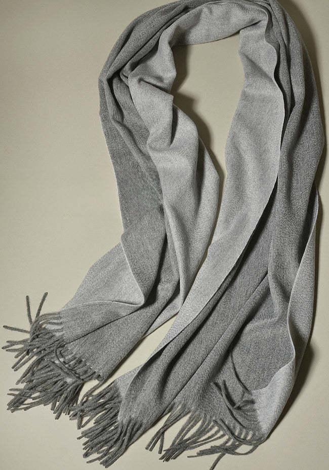 Selected high quality, high density, thickened, double-sided pure cashmere, large shawl, cashmere scarf