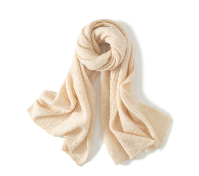 Solid color cashmere scarf, shawl, soft cashmere, scarf, female