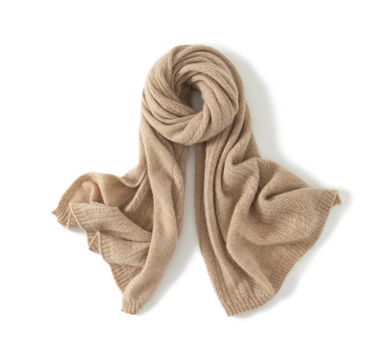 Solid color cashmere scarf, shawl, soft cashmere, scarf, female