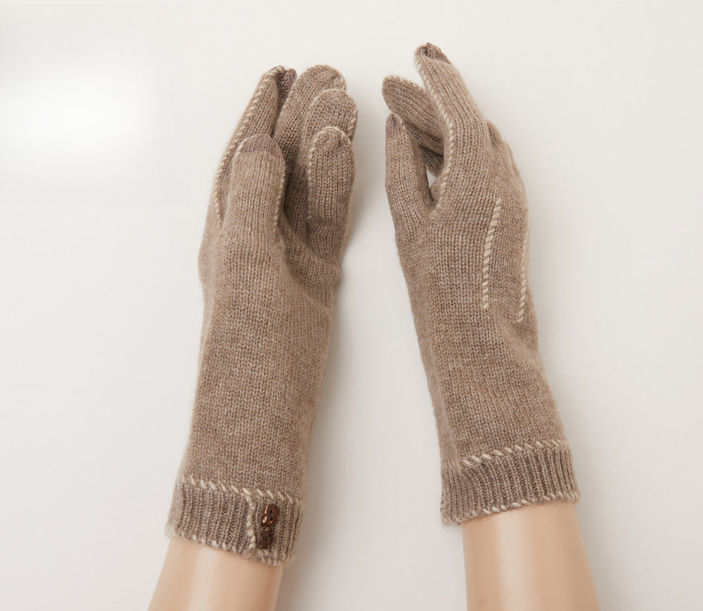 Cashmere, gloves, men's and women's, thermal, cashmere gloves