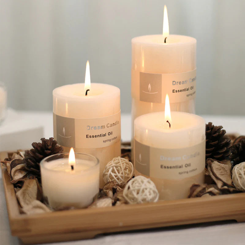 Scented candles, ornaments, fragrances, household, decoration