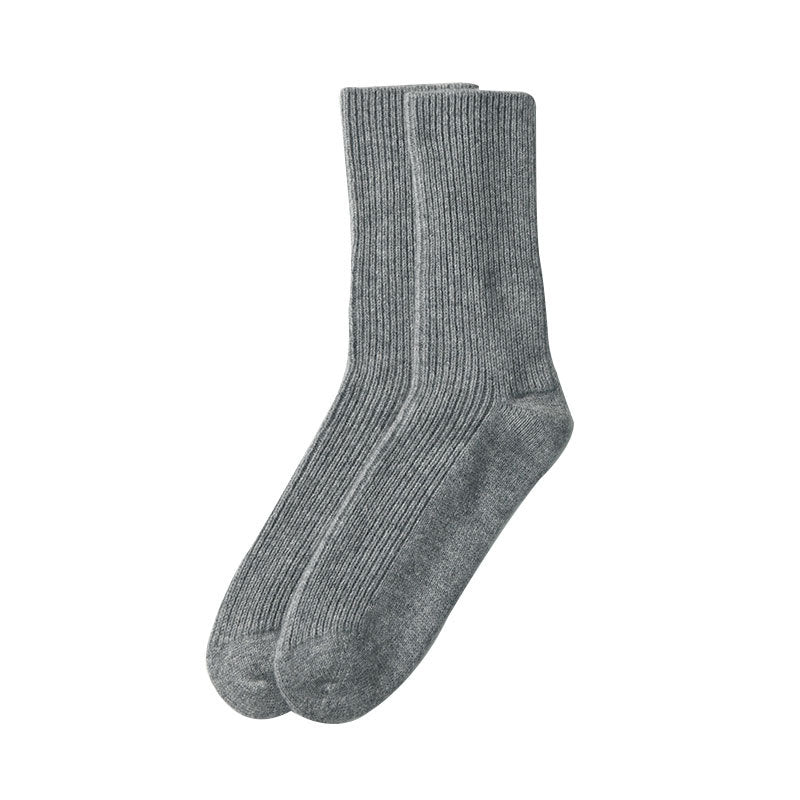 Thickened, knitted, warm, pure cashmere, socks