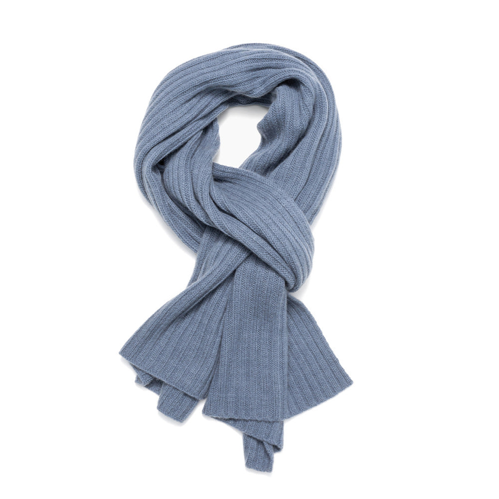 Solid color, men and women, couples, knitted scarf, pure cashmere solid color scarf.