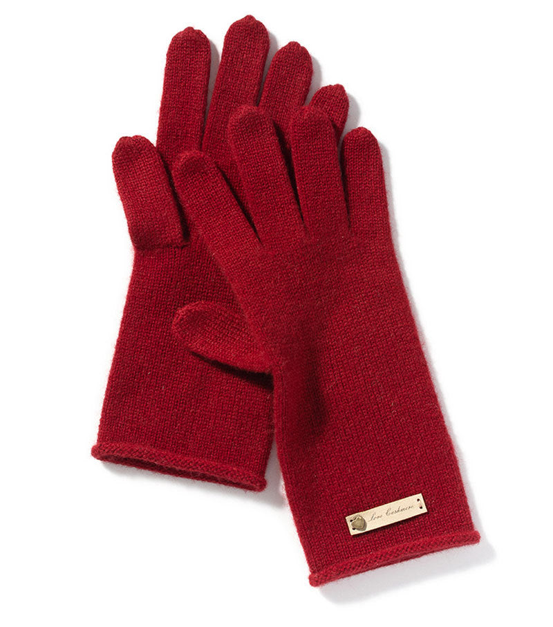 Women, pure cashmere, knitted, gloves, warm