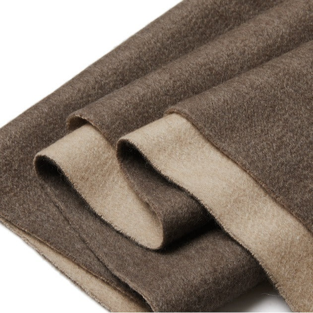 Cashmere scarf, men's and women's, warm in autumn and winter, scarf, fringed thickened double-sided, cashmere, shawl.