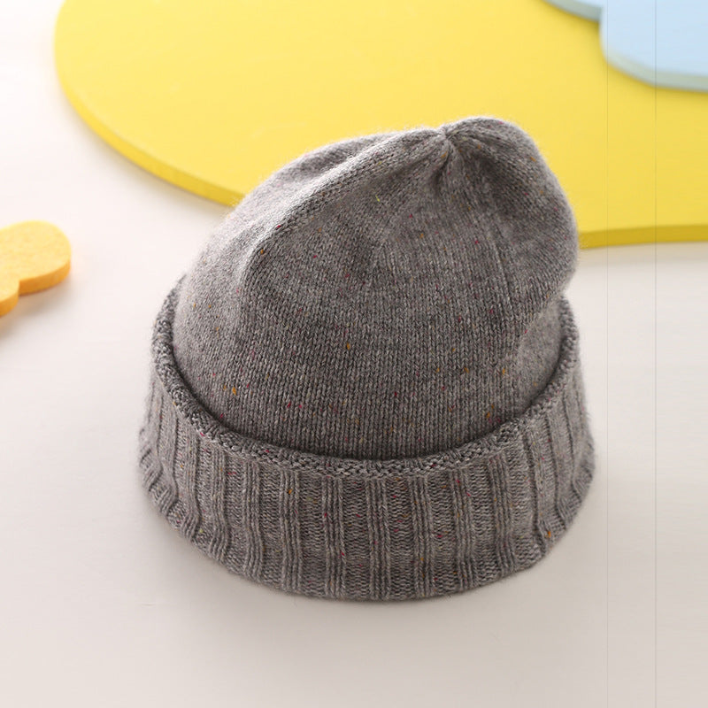 Boys and girls baby, cashmere hat, thermal, hat