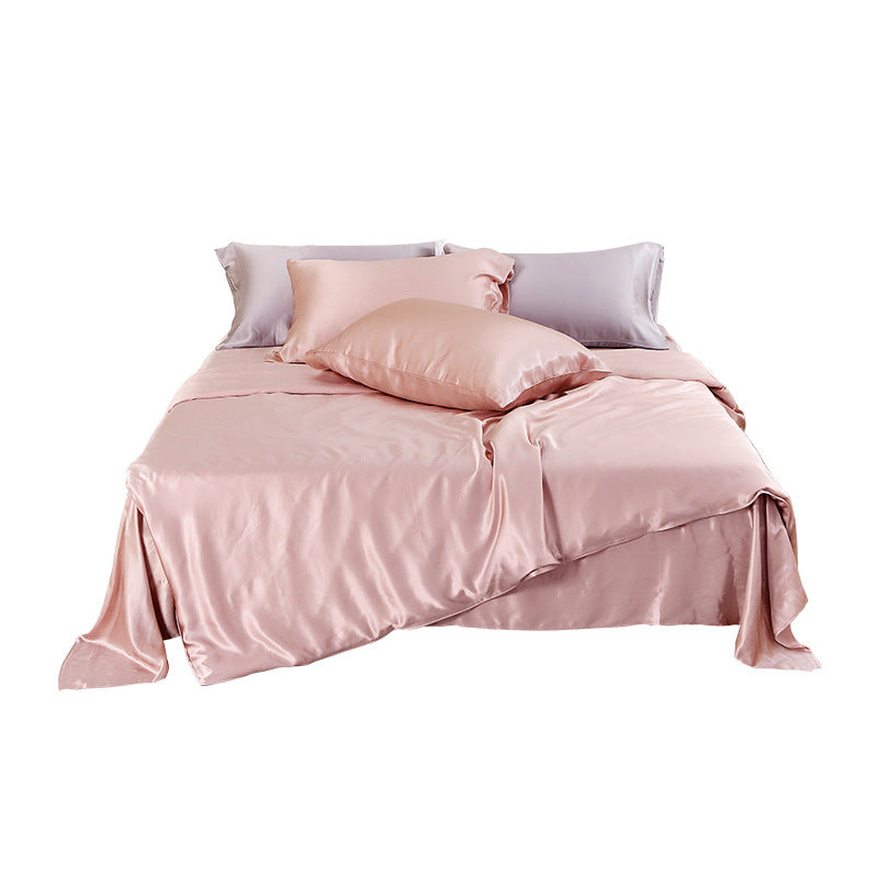 Silk duvet cover single piece, duvet cover single piece silk, for bed use