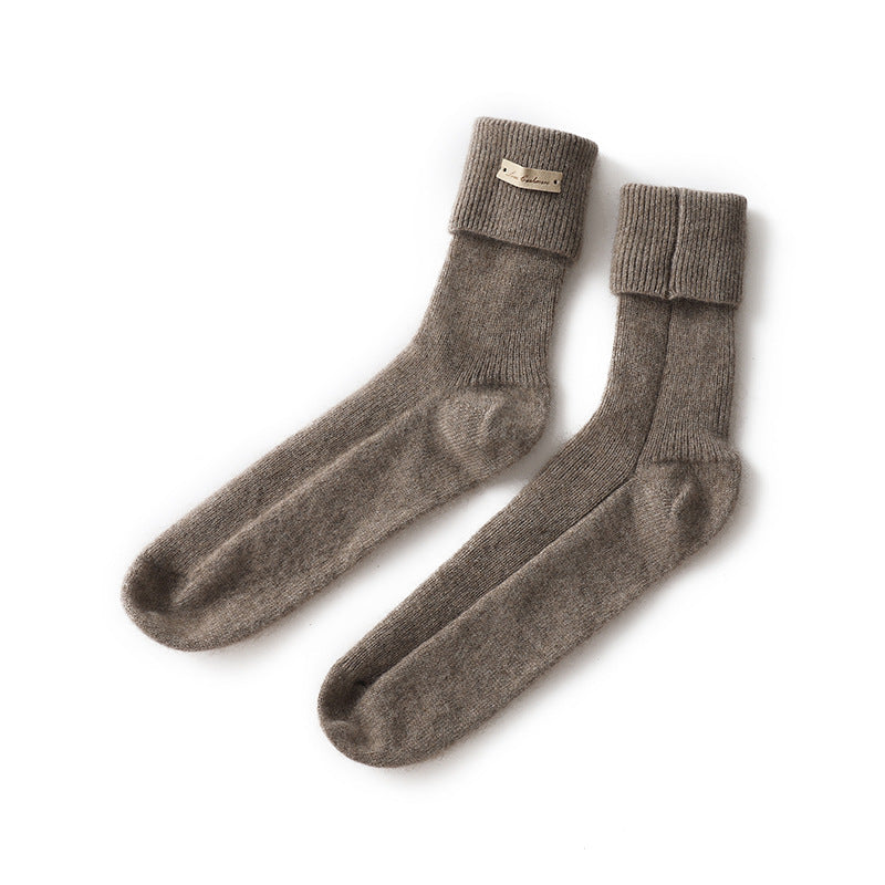 Cashmere socks, 100% pure cashmere for men and women, elastic