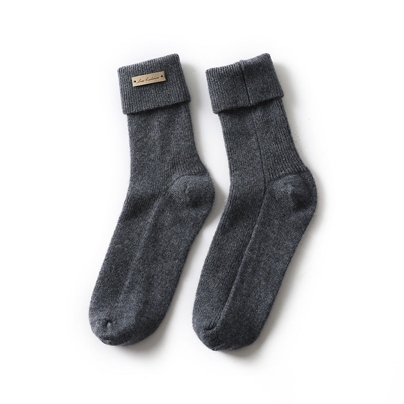 Cashmere socks, 100% pure cashmere for men and women, elastic