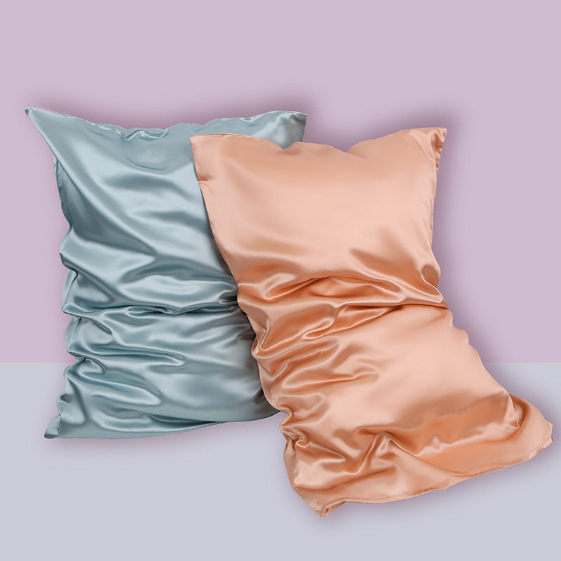 22 mmi, silk pillowcase 51 * 76 solid color, zipper model, mulberry silk pillowcase.