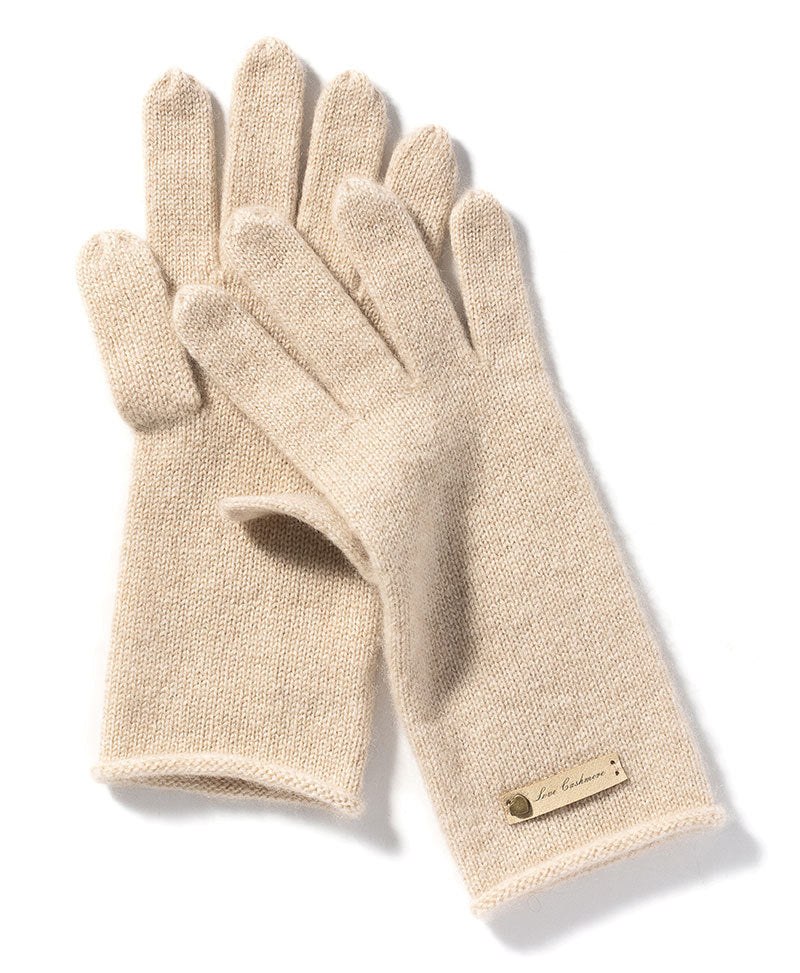 Women, pure cashmere, knitted, gloves, warm