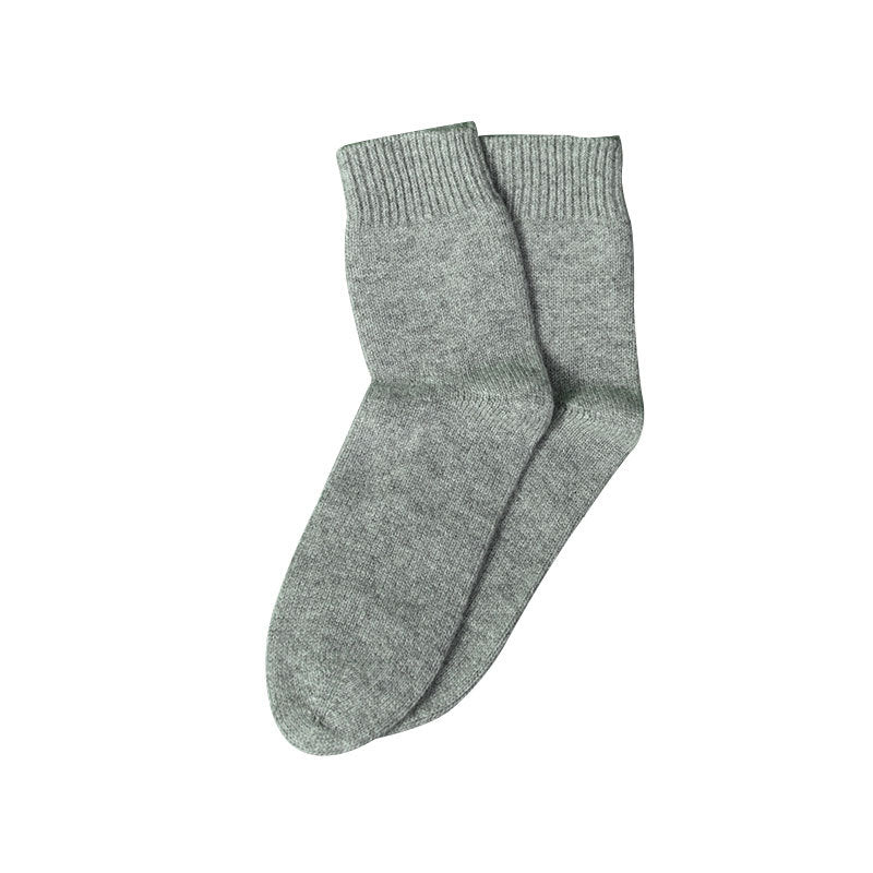 Thickened, knitted, warm, pure cashmere, socks