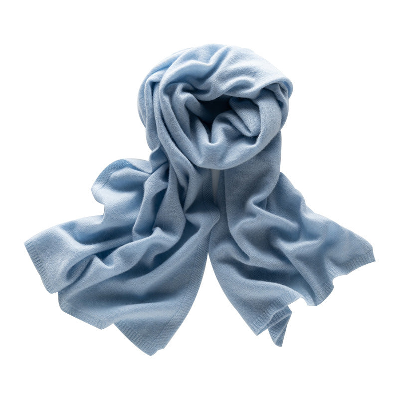 Cashmere scarf 100% pure cashmere, autumn and winter, solid color, couple extended scarf.