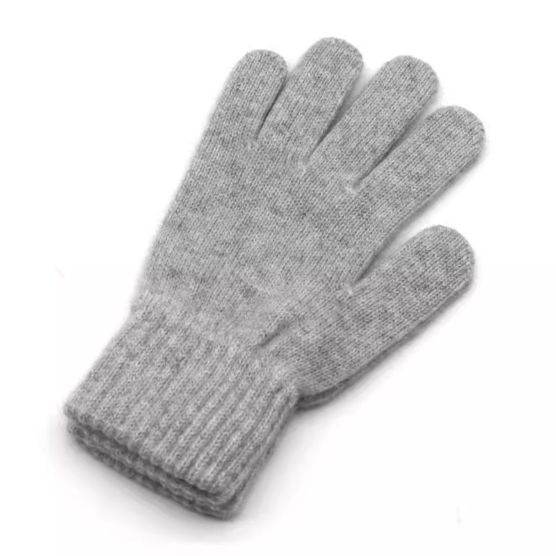 Cashmere gloves, 100 pure cashmere for men and women, touch screen, knitted.