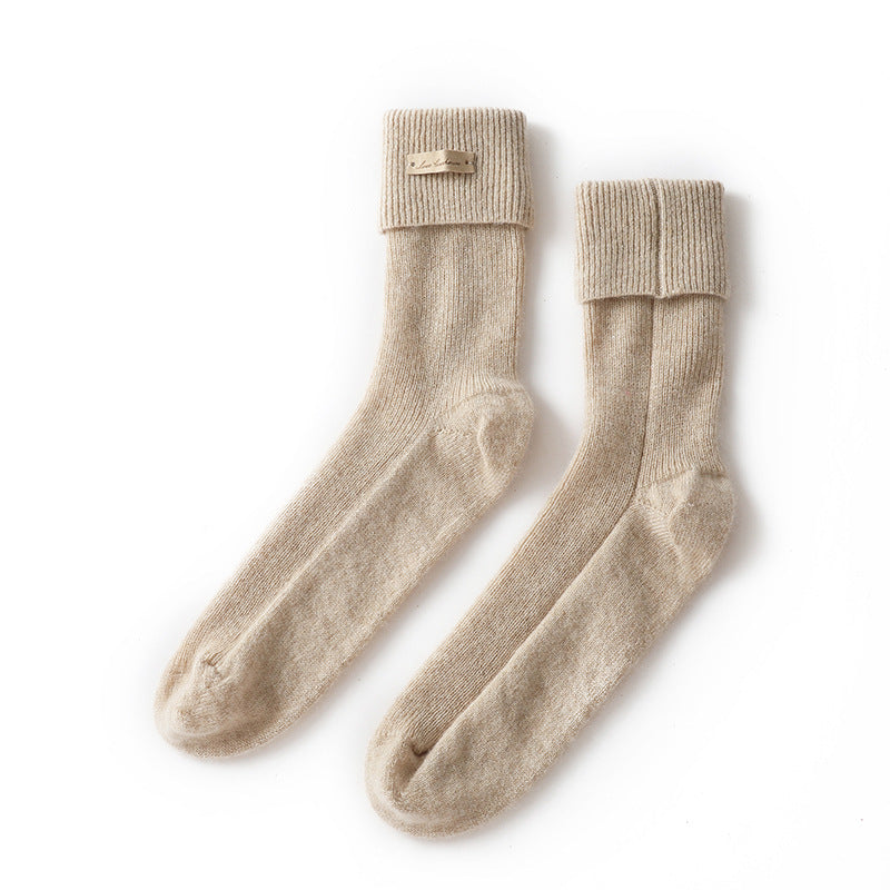 Cashmere socks, 100% pure cashmere for men and women, elastic