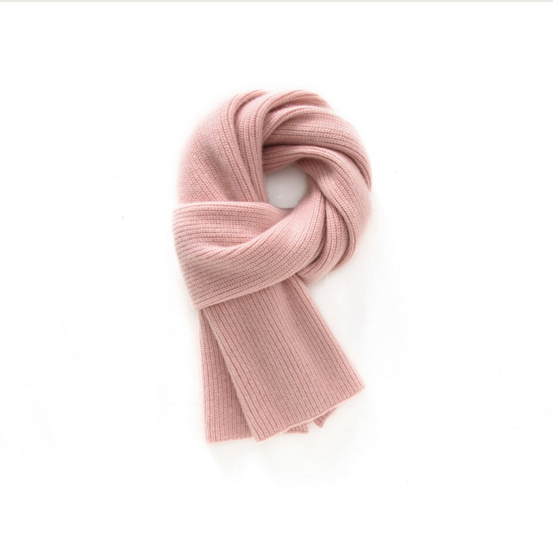 Cashmere scarf, 100% pure cashmere for men and women, autumn and winter, solid color, thickened, warm, scarf.