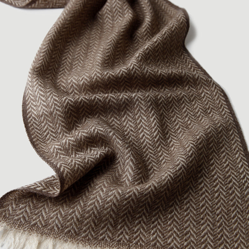 Short beard, cashmere scarf,women‘s  and men's , couple style, autumn and winter, warm, scarf.