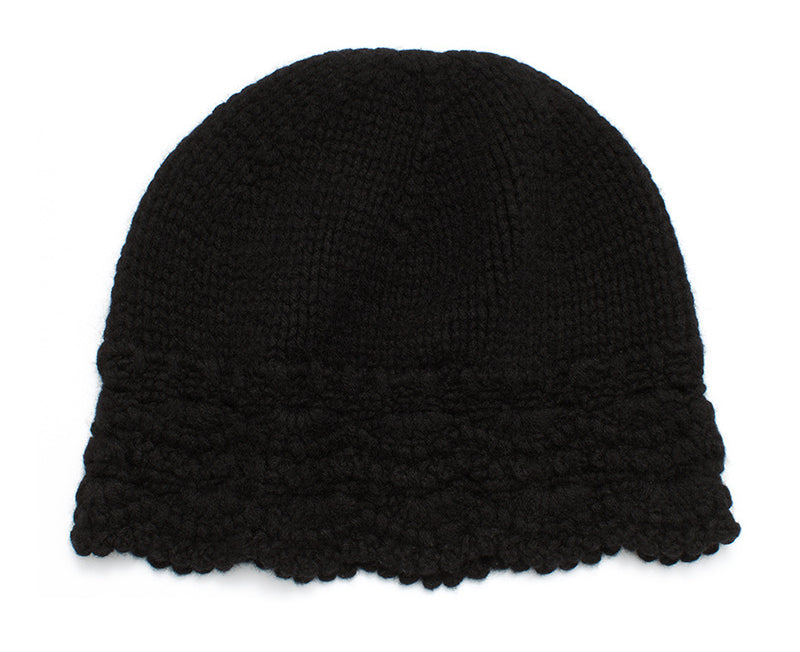 Female, hand-knitted, lace, cashmere hat