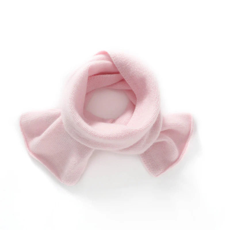 Cashmere scarf, boys girls 100% pure cashmere, thickened, warm, knitted, small scarf