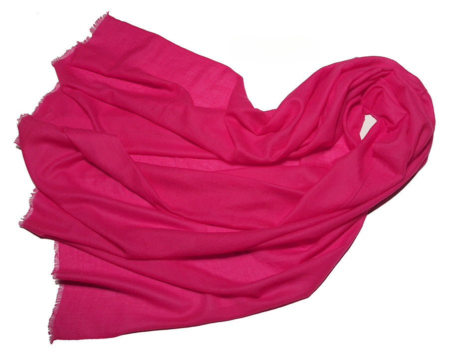 Cashmere scarf, widened version, wearing ring top cashmere, loose beard scarf